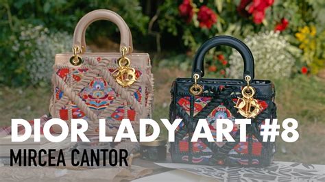 mircea cantor dior|Dior lady art cantor bag.